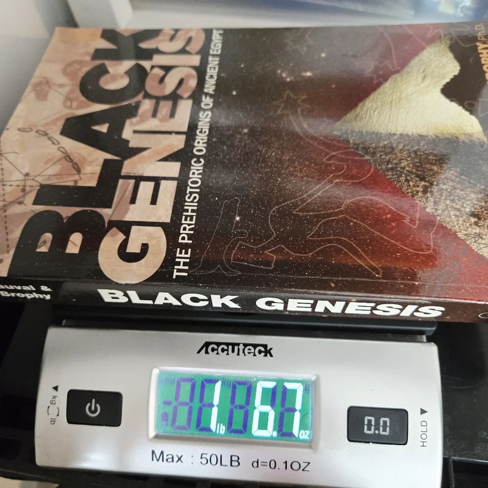 Black Genesis: The Prehistoric Origins of Ancient Egypt Robert Bauval 2011 VG